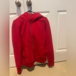 Lululemon Red Scuba Jacket Women